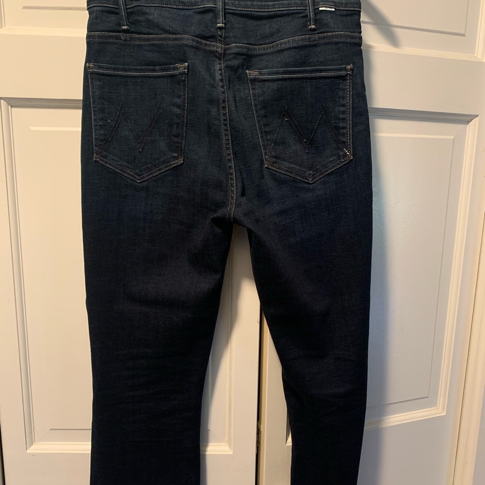 Mother Denim, The Hustler Ankle Fray, Size 31, Color Bombay Lost and Found